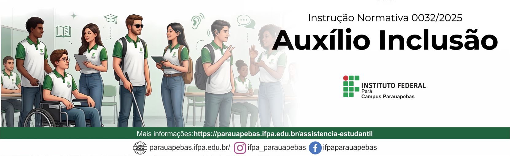 IFPA divulga edital do Auxílio Inclusão para estudantes