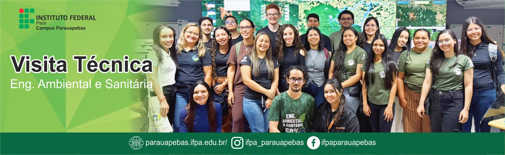 Alunos do curso Engenharia Ambiental e Sanitária fazem visita a Vale