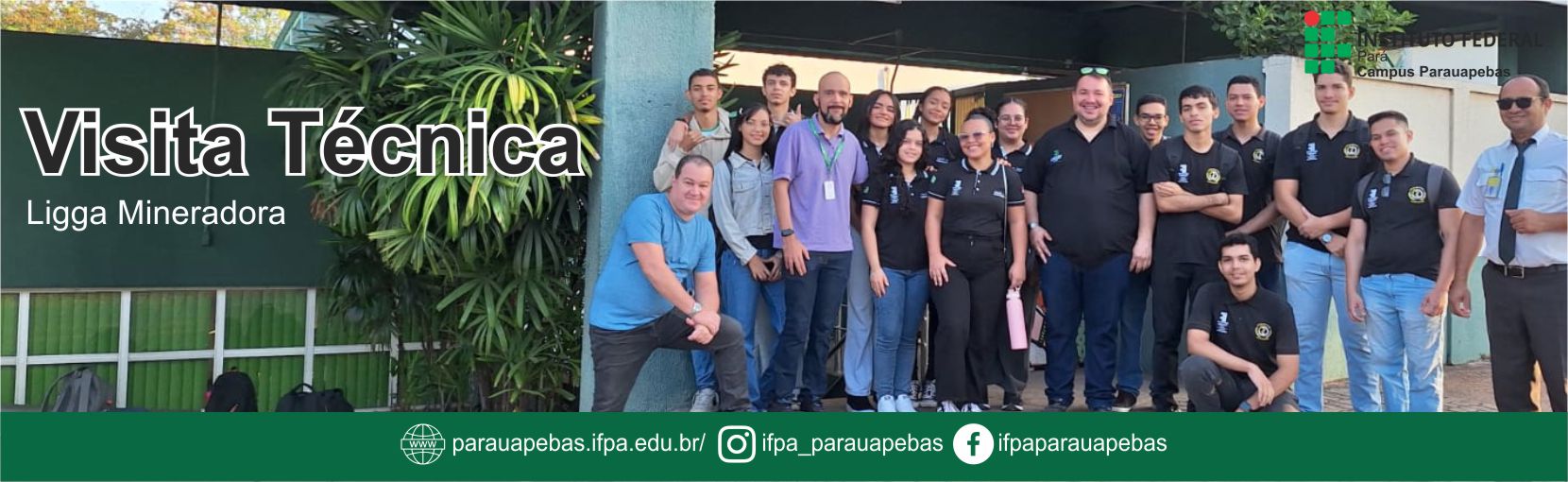 Estudantes do IFPA Campus Parauapebas participam de visita técnica à Ligga Mineração